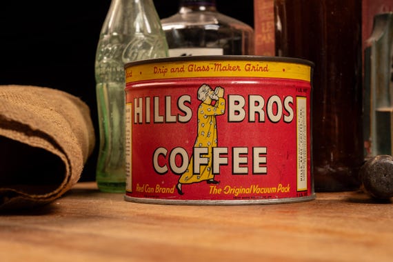Vintage Unopened Hills Bros Coffee Can - Etsy