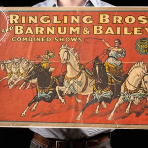 Vintage Ringling Bros./Barnum & Bailey Circus Reproduction Poster