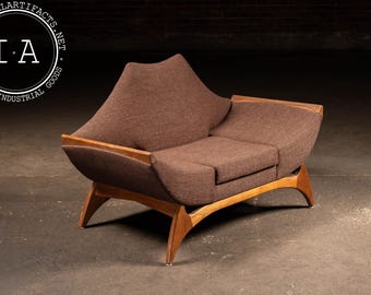 MCM Luigi Tiengo Gondola Sofa in Brown