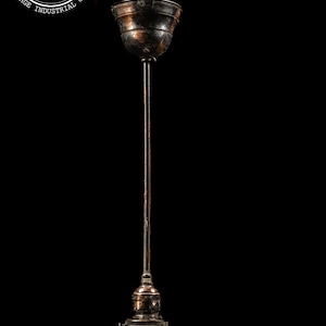 Antique Japanned Copper Pendant Lamp