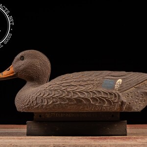 Vintage Mallard Hen Duck Decoy by Flambeau image 1