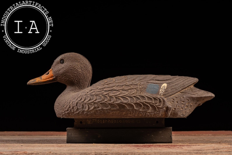 Vintage Mallard Hen Duck Decoy by Flambeau image 1