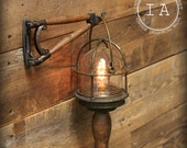 Vintage Explosion Proof Trouble Lamp With Swing Arm Wall Mount