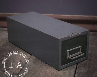 Steelmaster Single Drawer Industrial Index Card File Cabinet/Card Catalog