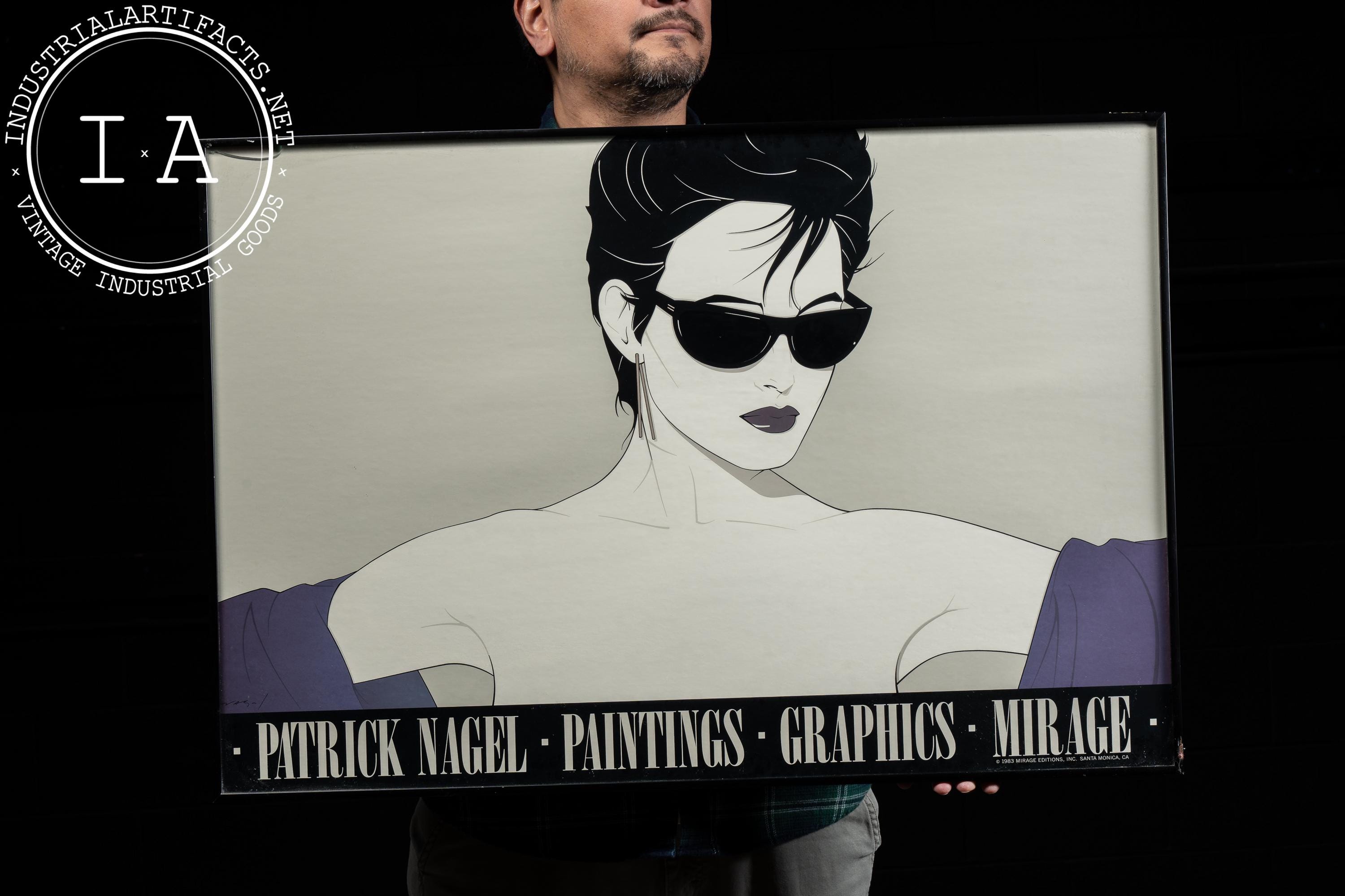 Sunglasses | Framed Patrick Nagel/mirage Graphics Poster - Etsy
