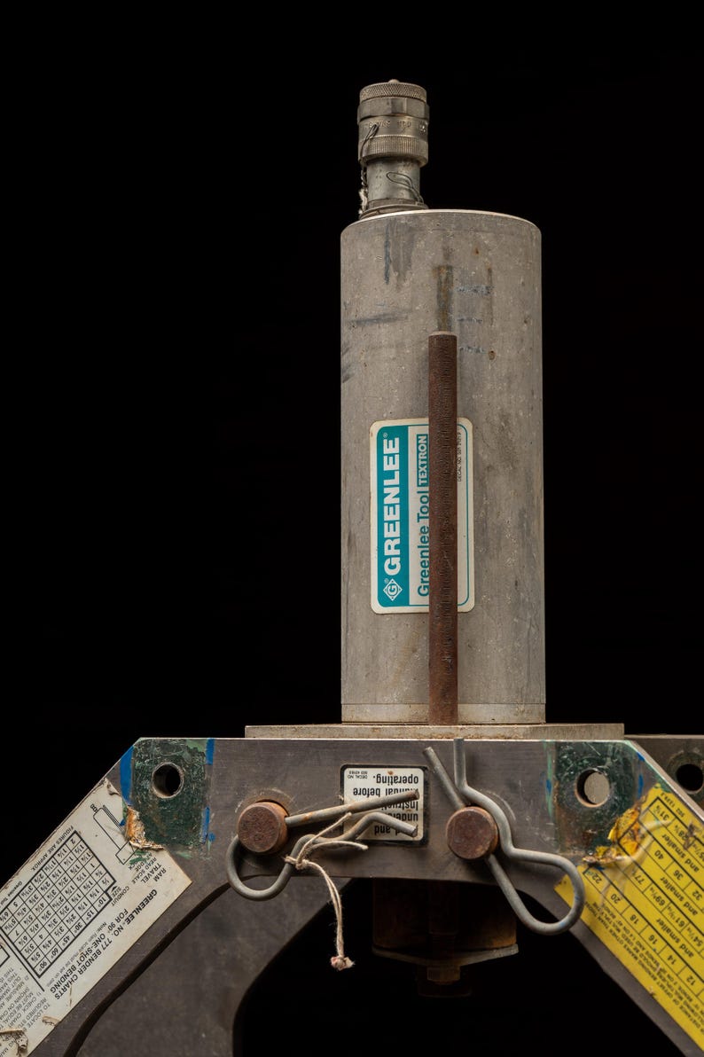 Vintage No. 777 Bender and No. 755 Hydraulic Pump by Greenlee image 3