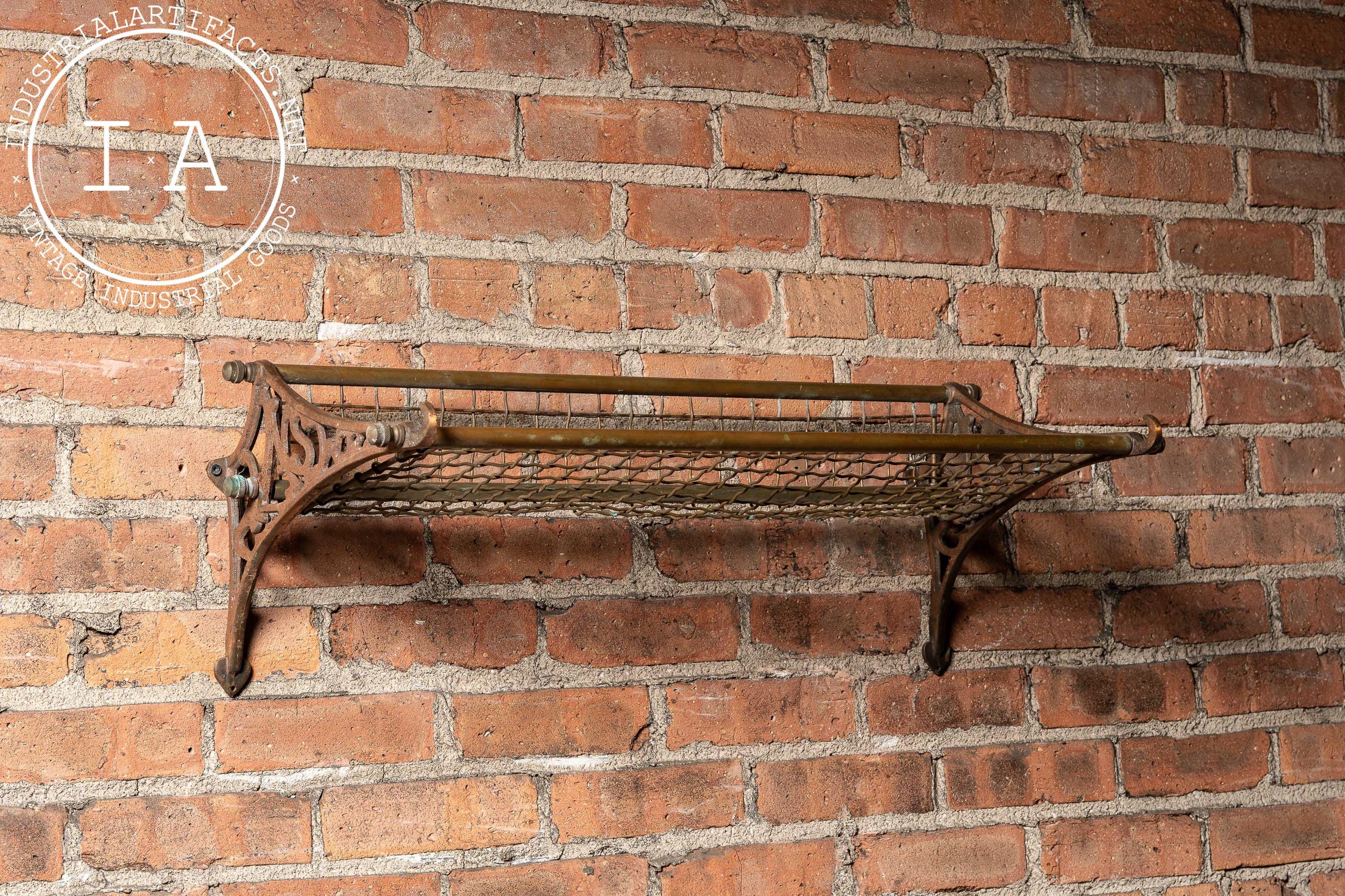 MARATHON TRAVEL SERVICE ヴィンテージラック Vintage Train Car Luggage Rack - Etsy