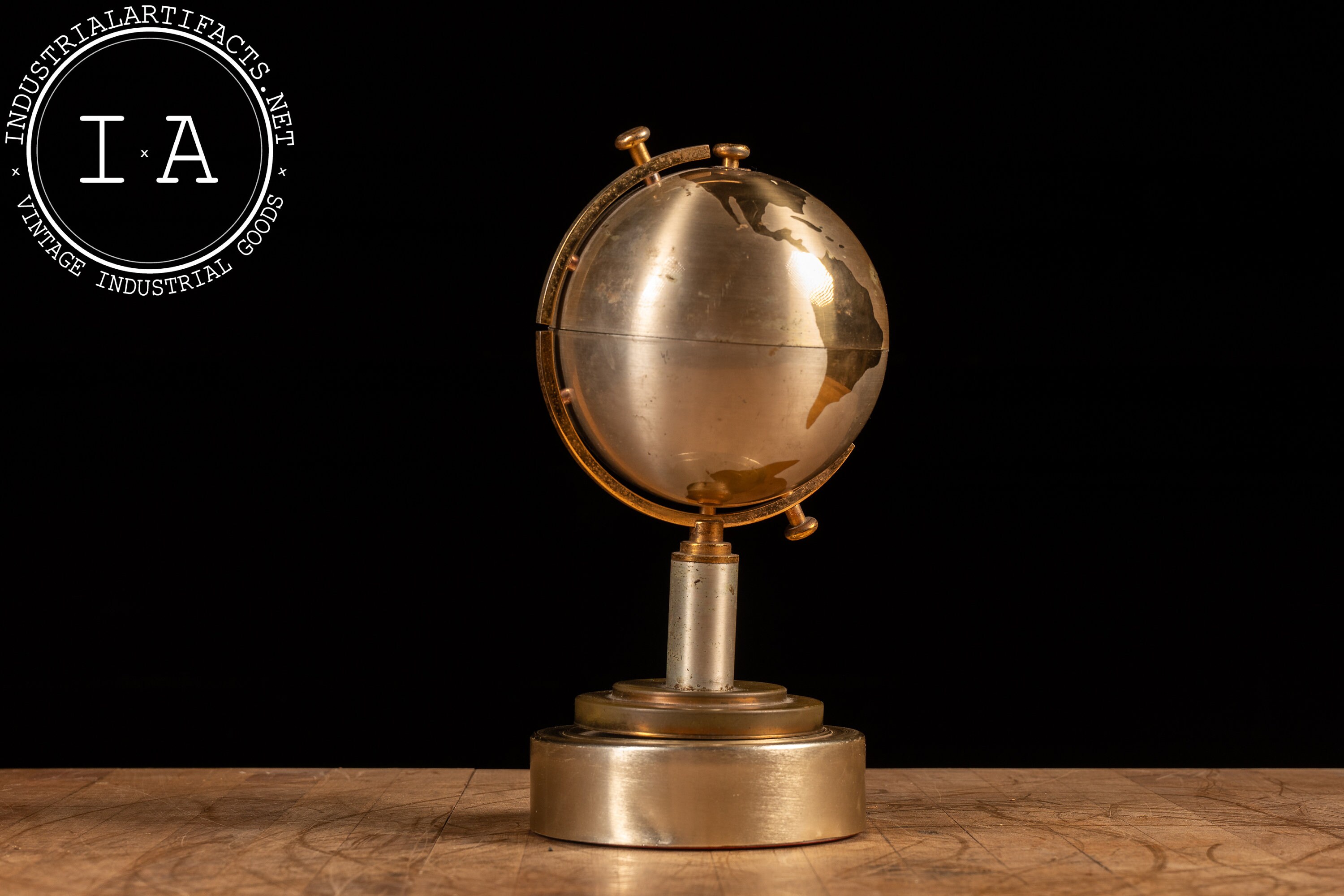 Vintage Brass Globe Music Box Cigarette Holder - Etsy