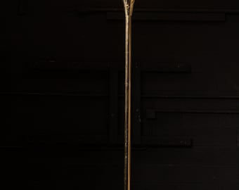 MCM Brass Torchiere Style Lamp