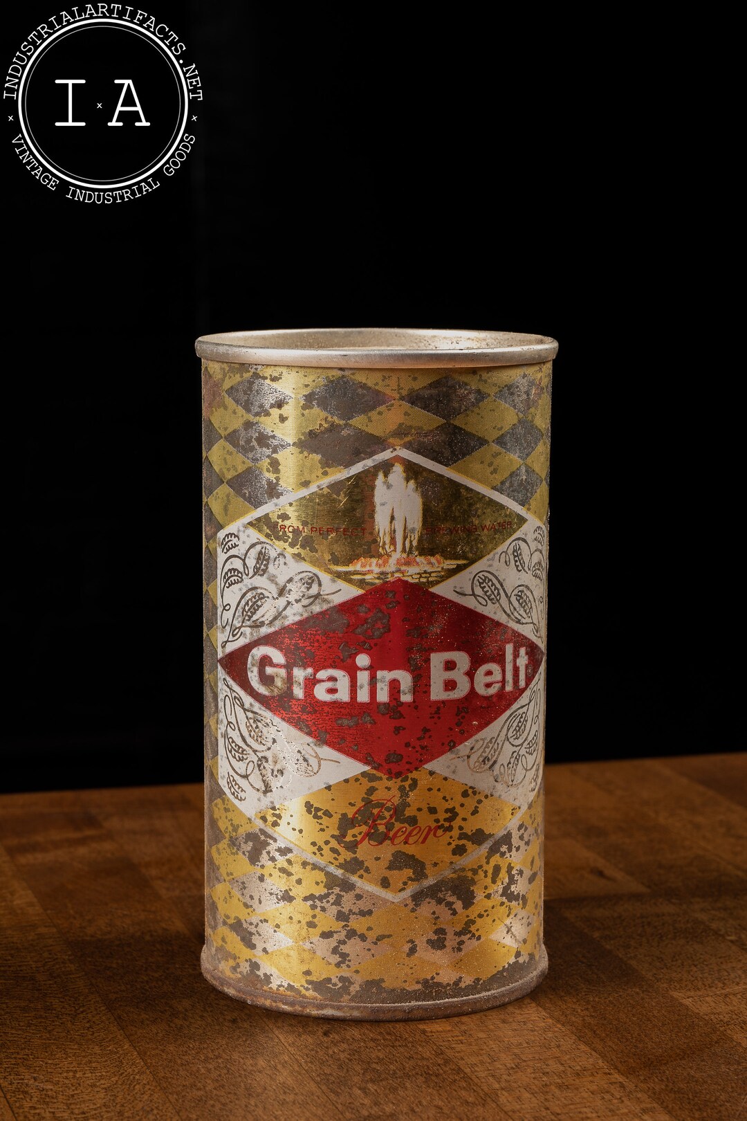 Vintage Grain Belt Beer Can Etsy