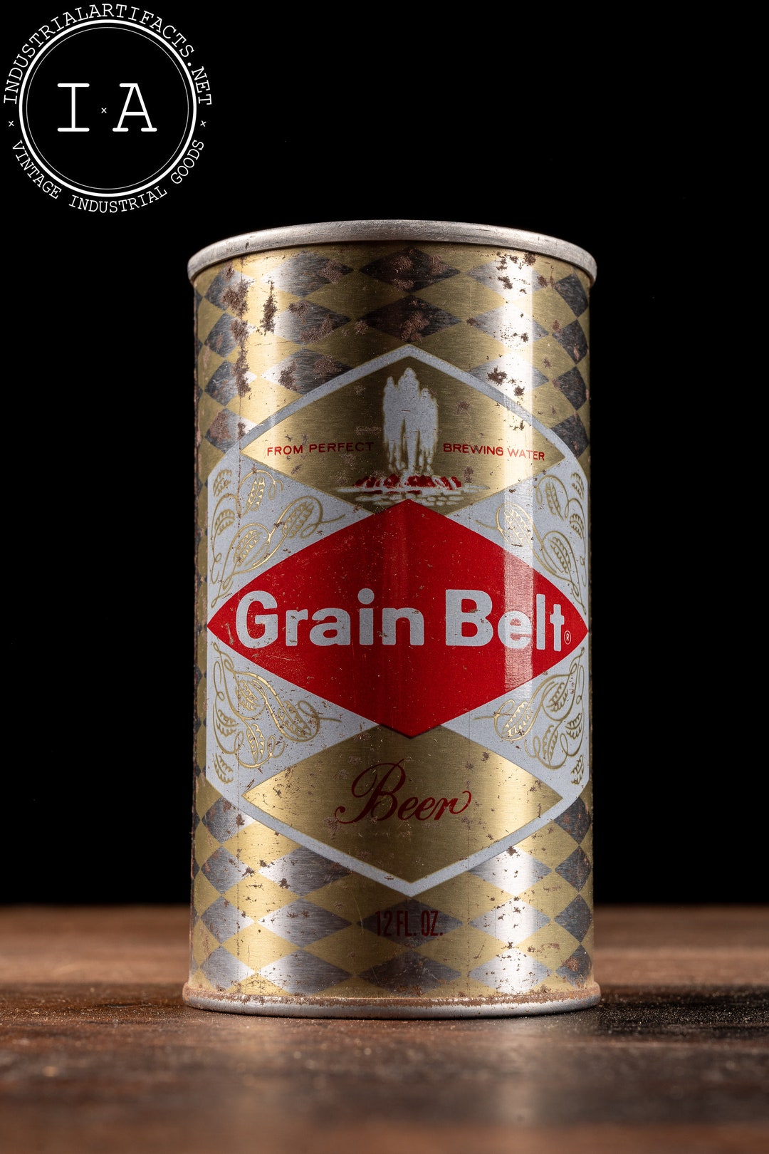 Vintage Grain Belt Beer Can Etsy