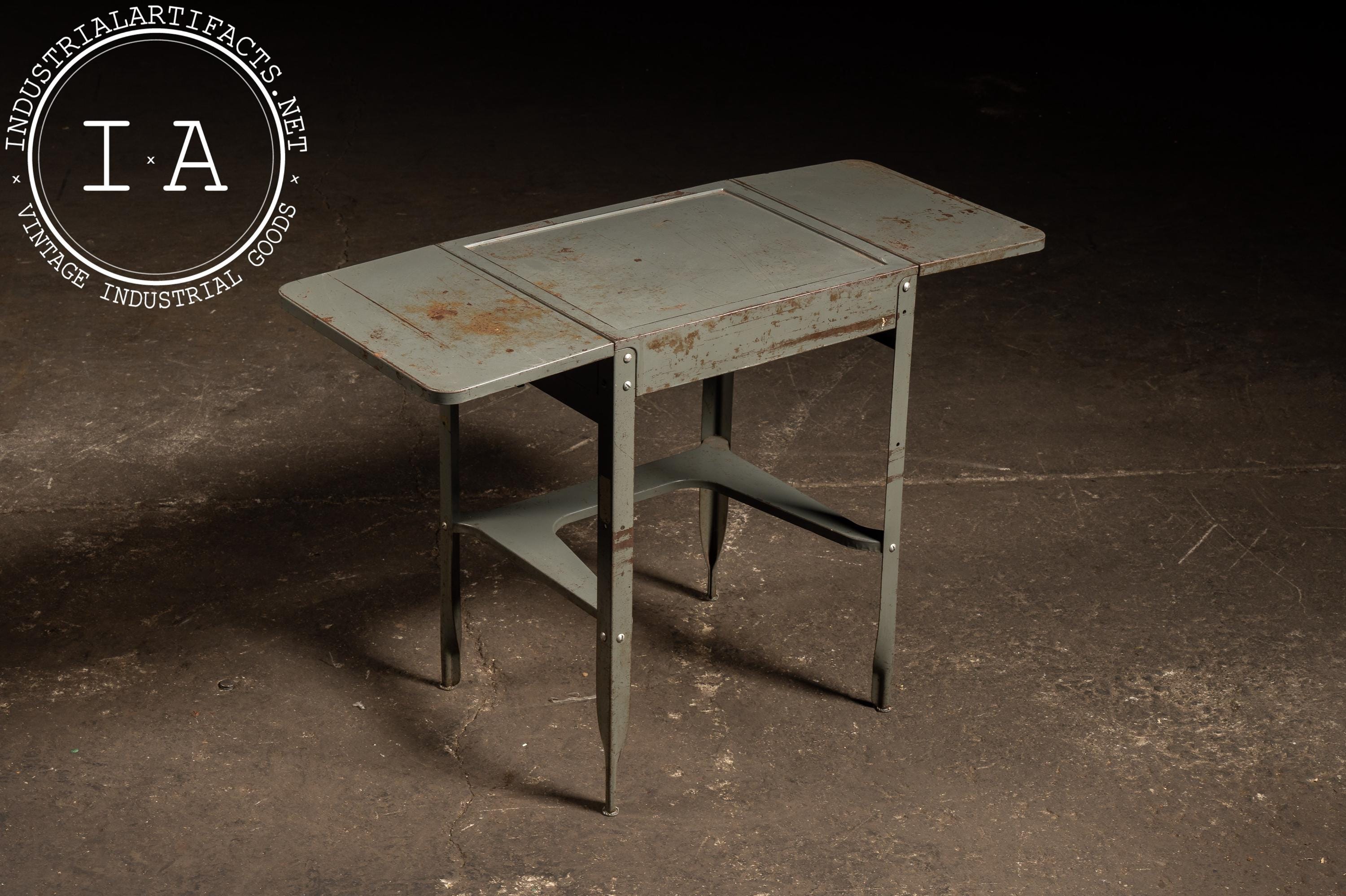 T87 タイプライターデスク Vintage Steel Folding Typewriter Table by Vanpe - Etsy