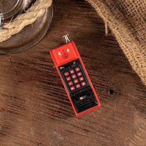 Vintage Red Cell Phone Lighter