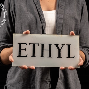 Vintage Gas Pump Ethyl Sign