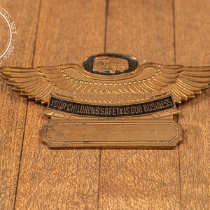 Vintage Bus Wing Badge