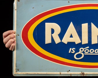 Vintage Rainbo Bread Embossed Tin Advertising Sign - Etsy