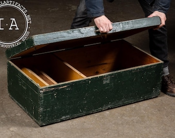 Vintage Swedish Wooden Trunk