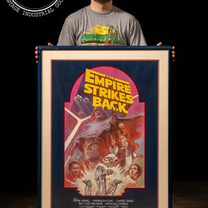 Framed Vintage Original Empire Strikes Back Film Poster