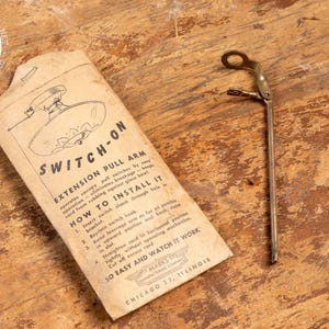 Antique Ceiling Light Pull String Extension