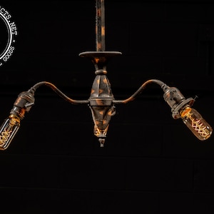 Antique Japanned Ceiling Lamp
