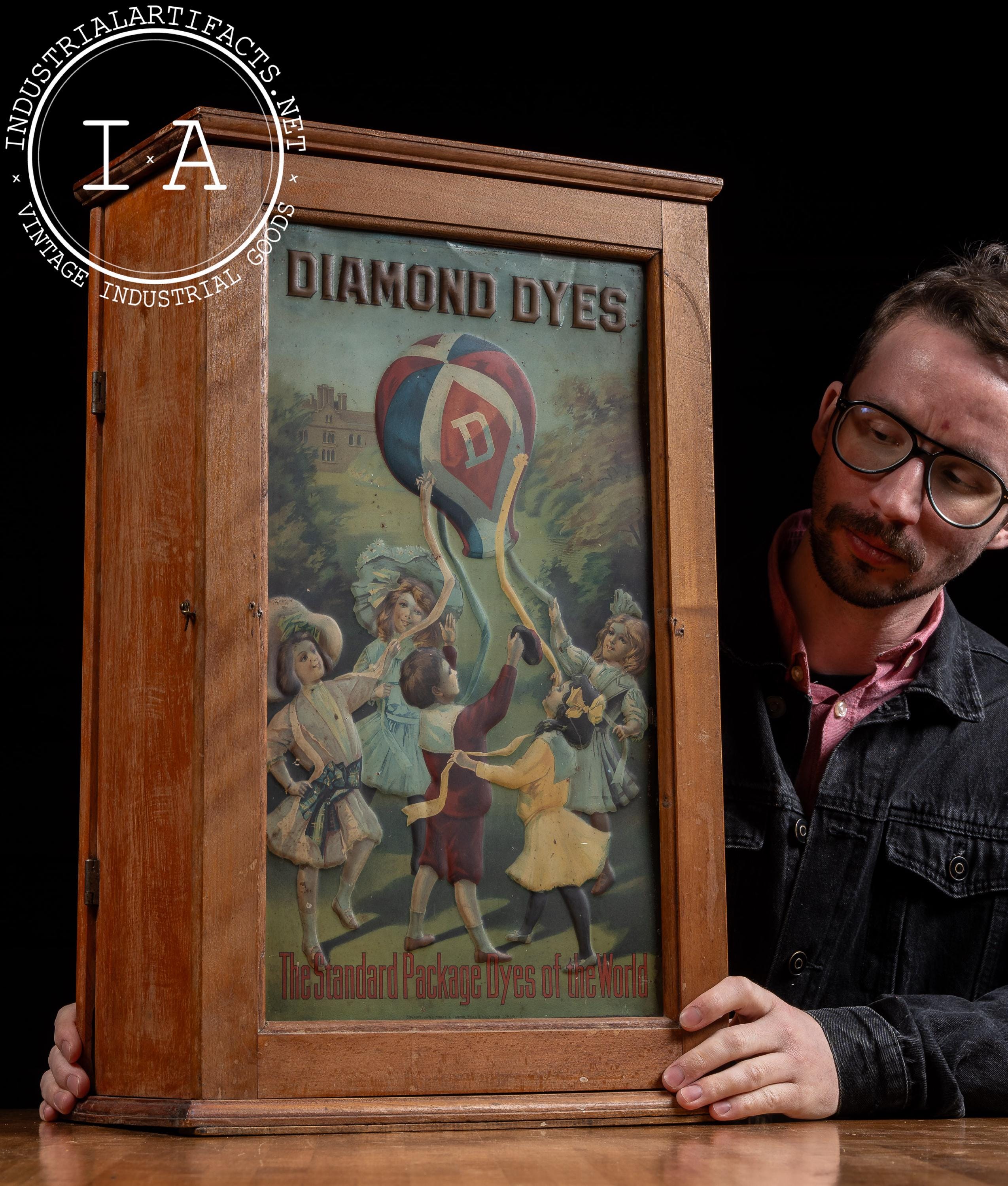 Early 20th Century Diamond Dyes Cabinet - Etsy