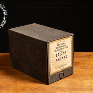 Vintage Steel Prescription File