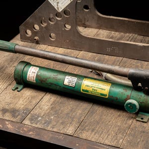 Vintage No. 777 Bender and No. 755 Hydraulic Pump by Greenlee image 5