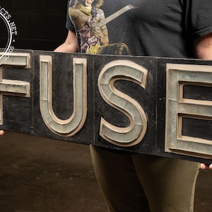 Early 20th Century Fuse Sign