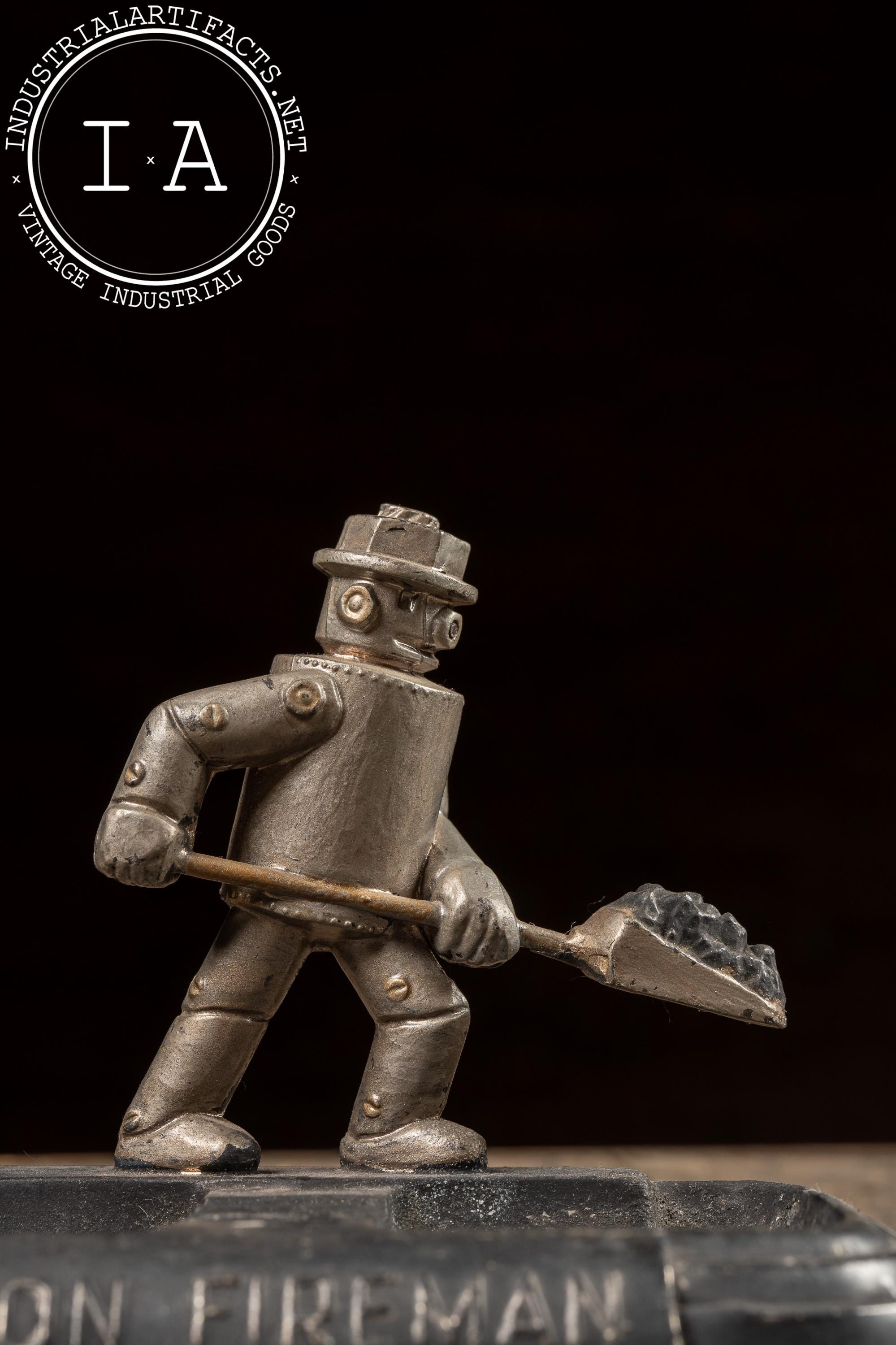 Vintage Promotional Iron Fireman Ashtray - Etsy