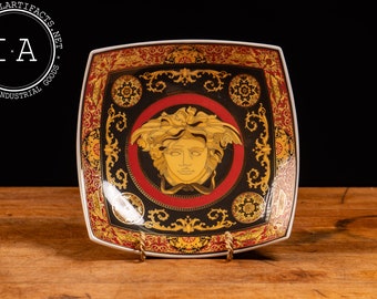 Versace Red Medusa Porcelain Candy Dish