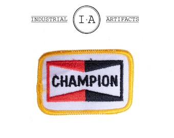 Vintage Iron On Champion Patch