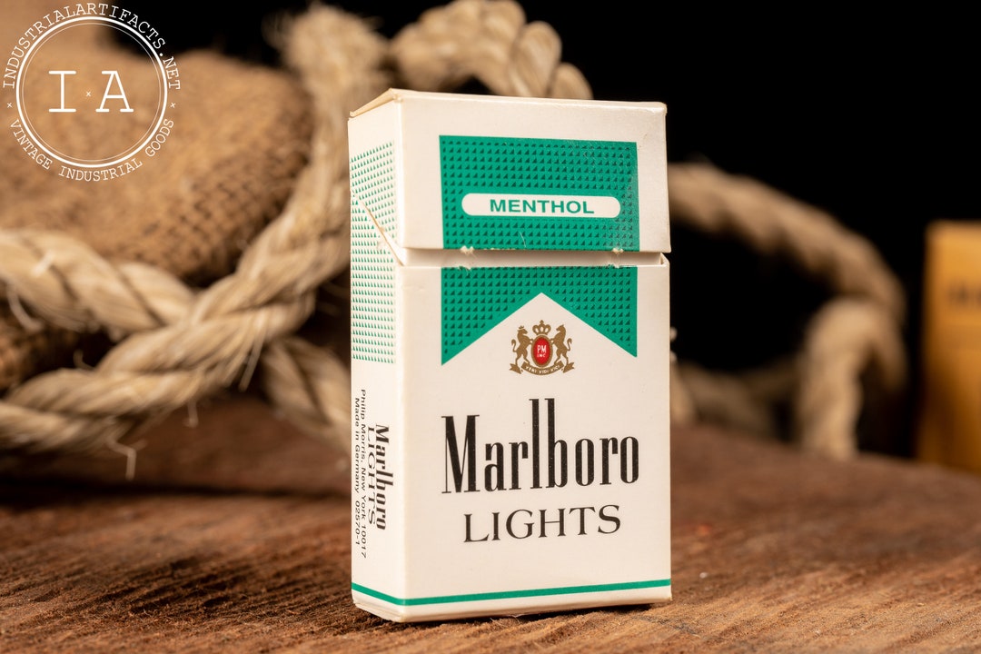 Vintage Marlboro Lights Matchstick Box Etsy