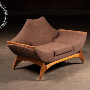 MCM Luigi Tiengo Gondola Sofa in Brown