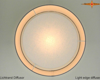 Diffuseur pour abat-jour avec bord lumineux lampes Ø70 cm anti-éblouissement