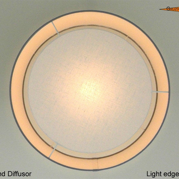 Diffusor für Lampenschirme mit Lichtrand Ø70 cm Lampen Blendschutz