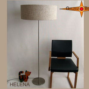 Stehlampe aus Bauernleinen HELENA Stehleuchte natur