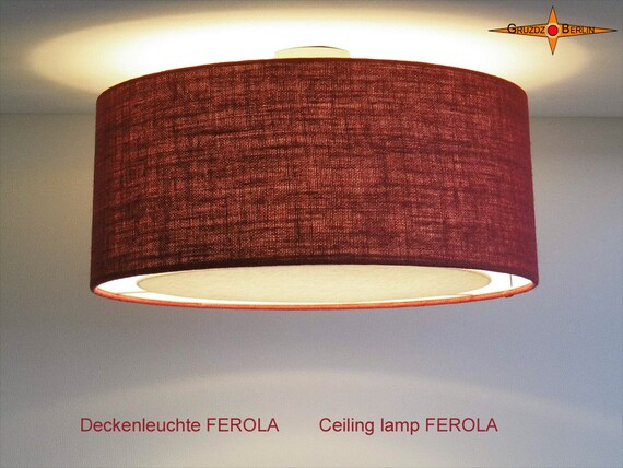 Red ceiling lamp shade best sale