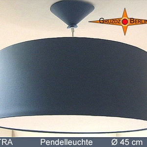 Gray lamp PETRA Ø45 cm hanging lamp with diffuser