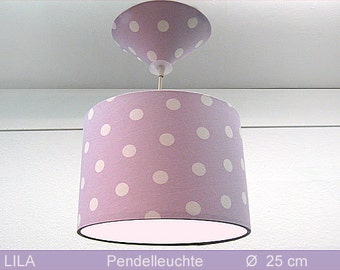 Children's lamp with dots LILA Ø25 cm pendant lamp with diffuser