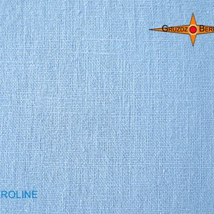 Blue pendant lamp CAROLINE Ø35 cm with diffuser blue linen image 3