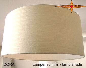 Beige lampshade DORA Ø40 cm strip lamp