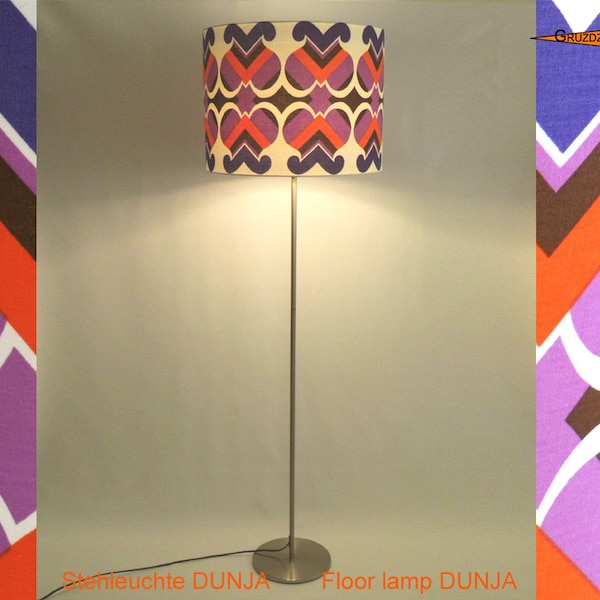 Stehlampe Vintage Design DUNJA im Pantonstil 70er