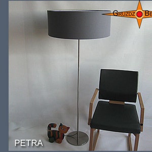 Gray Floor Lamp PETRA elegant