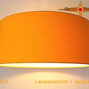 Yellow lampshade LUCILA Ø50 cm Sun yellow light