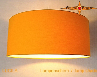 Yellow lampshade LUCILA Ø50 cm Sun yellow light