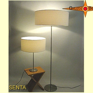SET: floor lamp table lamp SENTA light cream floor lamp table lamp