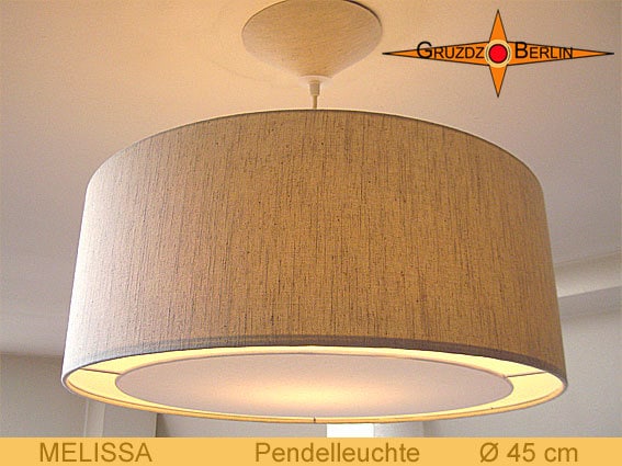 Ceiling drum shade with cheap diffuser