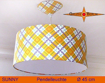 Hängelampe Retrodesign SUNNY Ø45 cm Pendellampe Diffusor Vintage