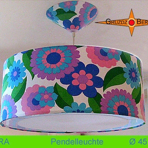 Pendant lamp Vintage CLARA Ø45 cm diffuser light 80s design