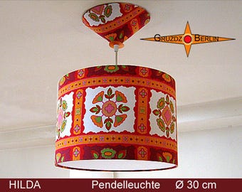 Suspension vintage HILDA Ø 30 cm avec diffuseur